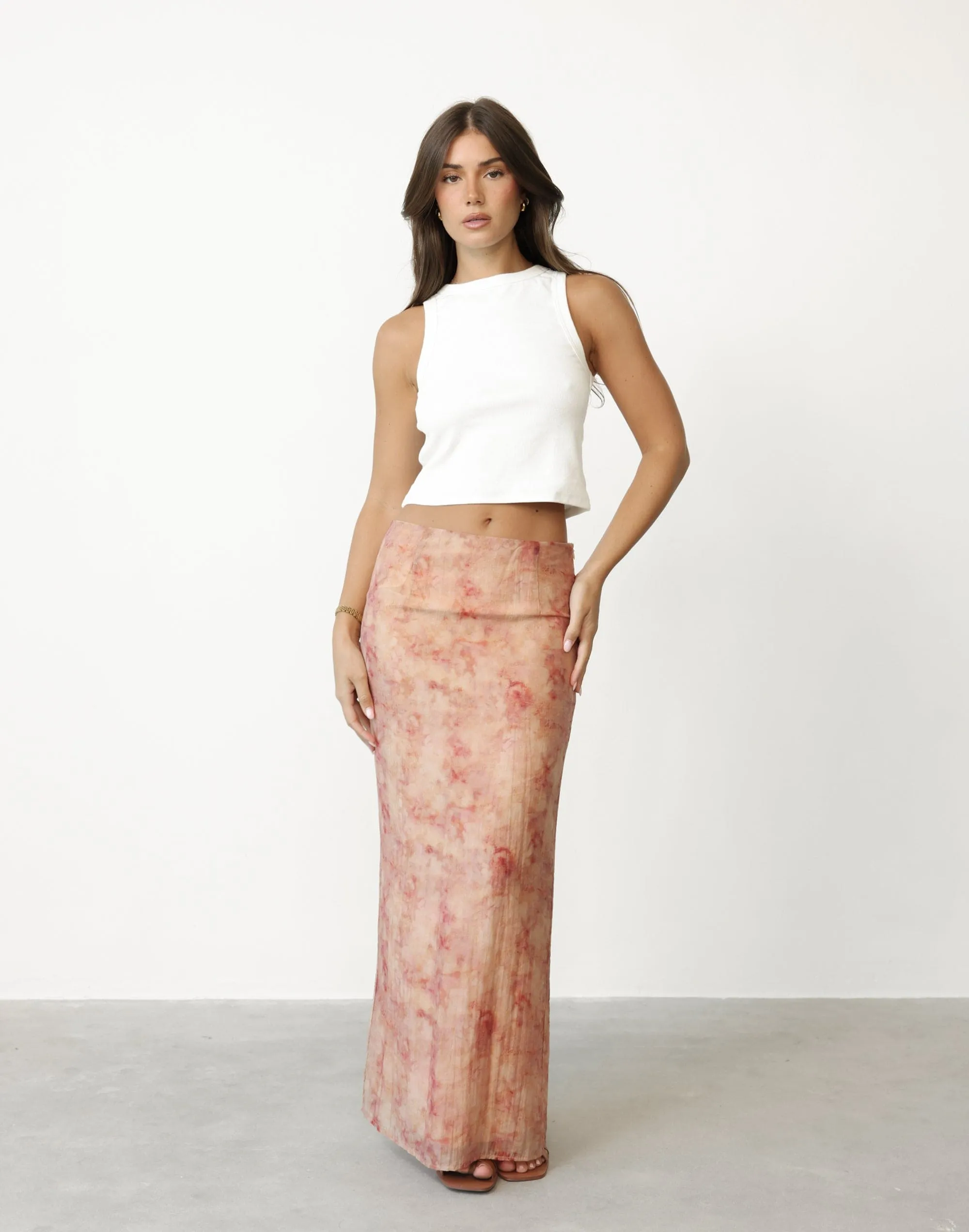 Viviana Maxi Skirt (Horizon)