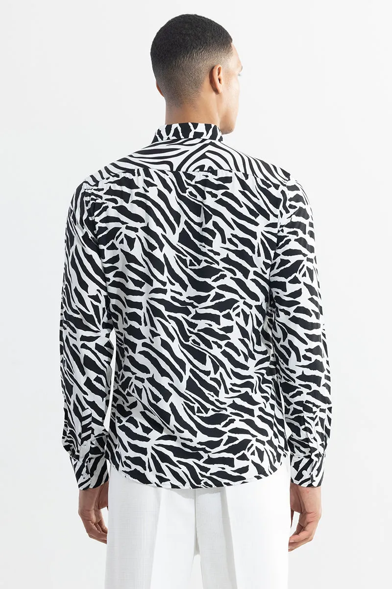 Vize Abstract White Shirt