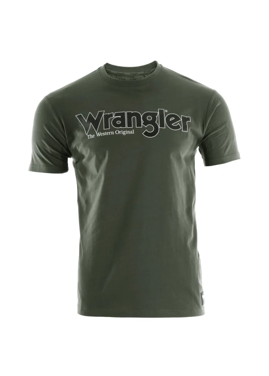 Wrangler T-Shirt Mens Ryder Logo