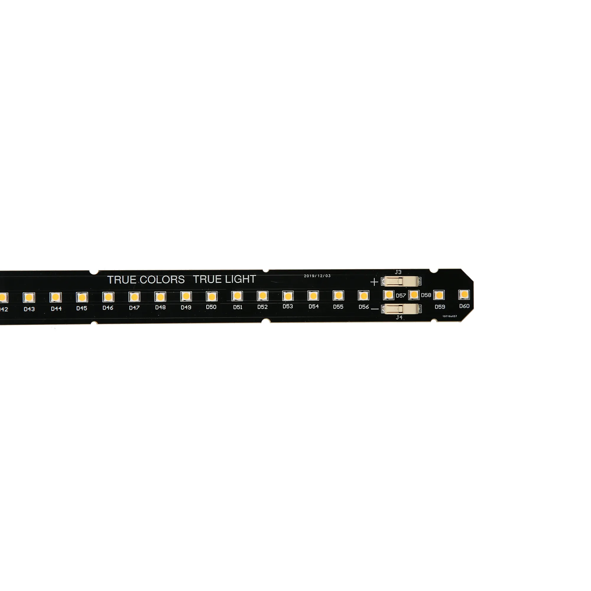 YUJILEDS CRI 95  30W Black LED Linear Module 5000K - 6pcs